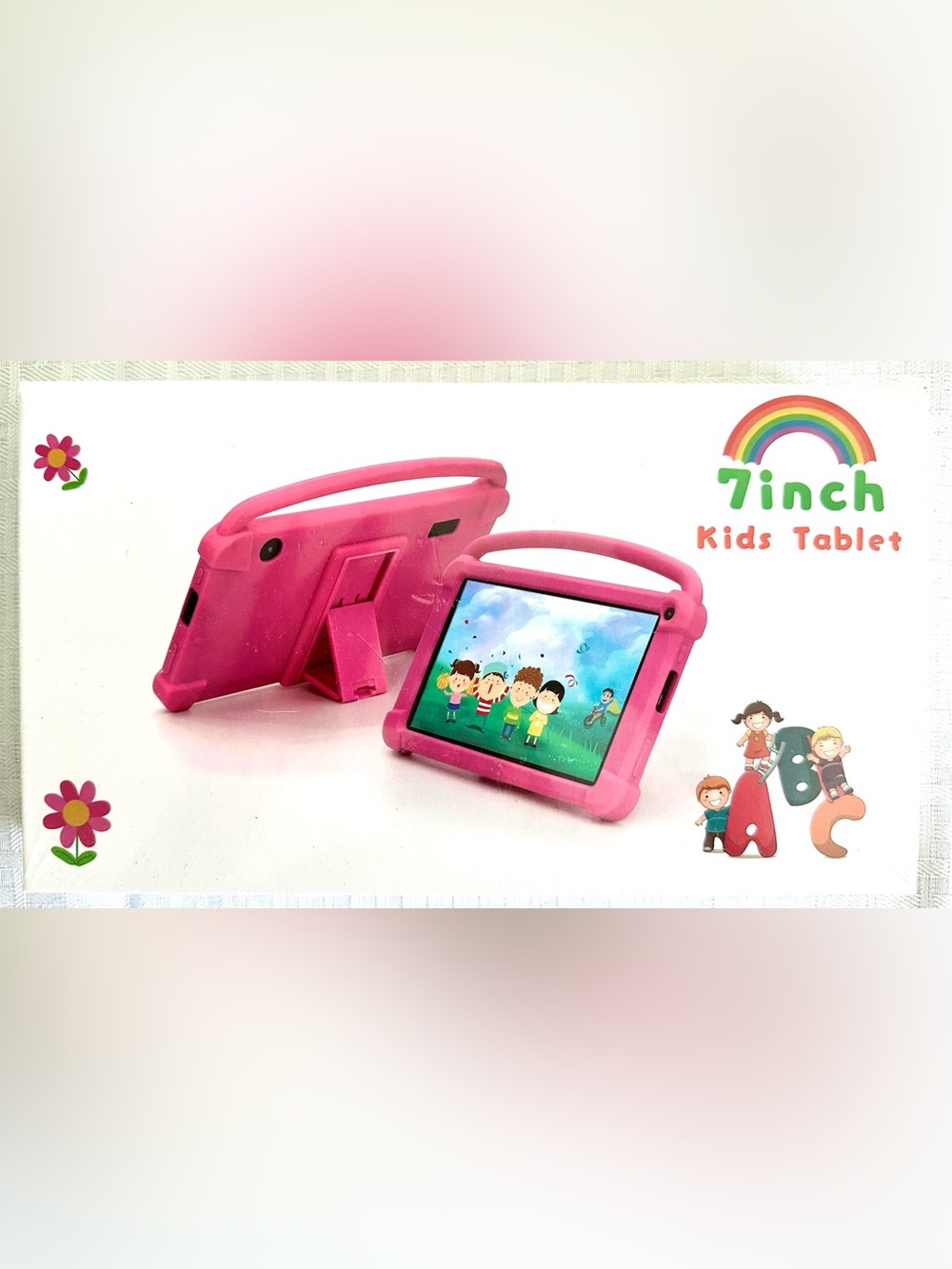 7” Kids Tablet Blue Protective Handle Case Android Touchscreen New in Box